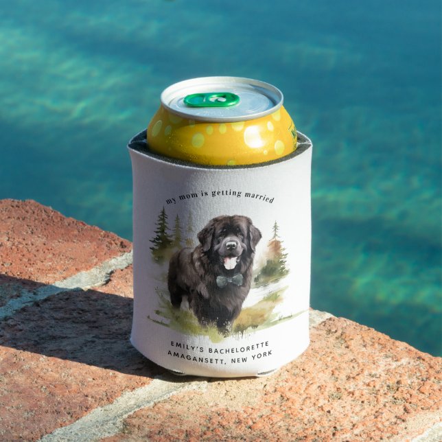 Mum is Getting Married | Dog Portrait Can Cooler (In Situ Pool)