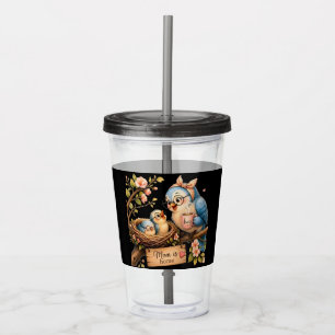 Mum Is Home Black Tumbler Bird Gift