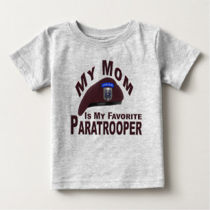 Mum is My Favourite 82nd Airborne Paratrooper  Baby T-Shirt