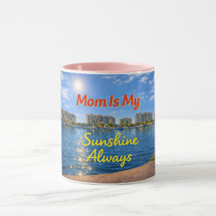 Mum Is My Sunshine Always Mug   Bright Colourful M
