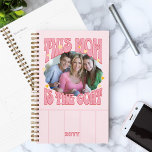 Mum is the Goat Photo Pink Red Retro Planner<br><div class="desc">Photo gift for mum from her children or child to let her know she's the Greatest Of All Time! Fun retro design with trendy freeform typography, love hearts and vintage colour palette. Use the personalisation template to add your photo and adjust to perfection and then, feel free to change the...</div>