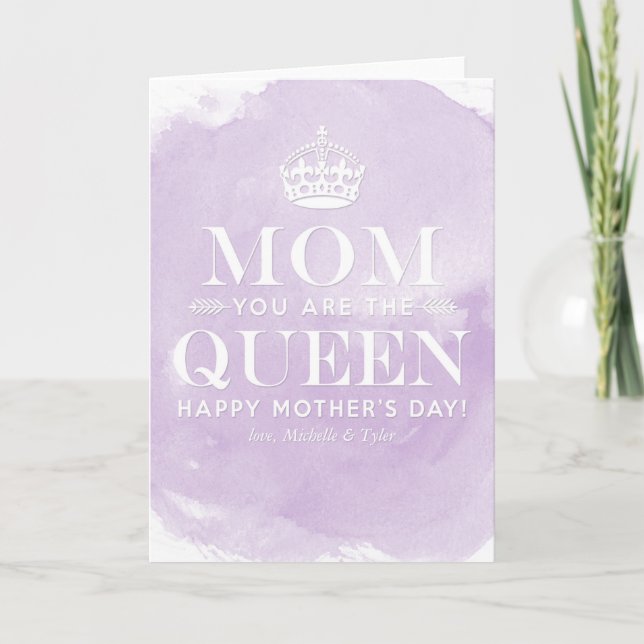 Mum is the Queen | Mother's Day Cards (Front)