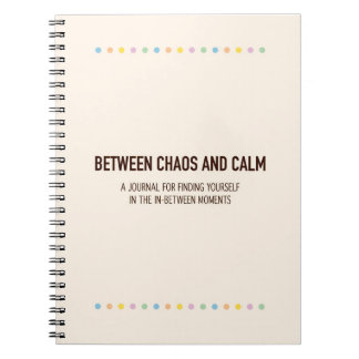 Mum Journal Chaos and Calm Mother's Day Gift
