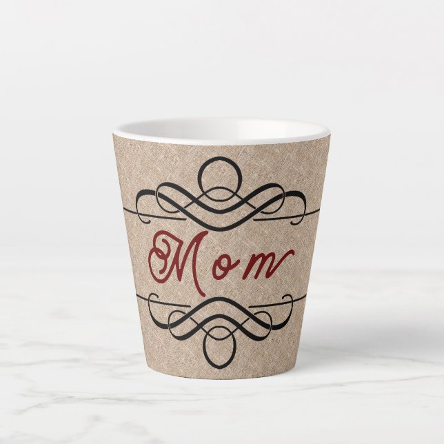 mum  latte mug (Front)