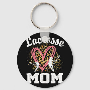 Mum Leopard Heart Matching Mothers Day Key Ring