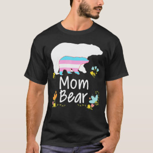 Mum Lgbt Bear Transgender Rainbow Lgbt Gay Lesbian T-Shirt