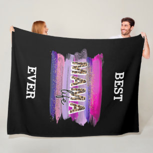 Mum Life Best Ever Customise Fleece Blanket