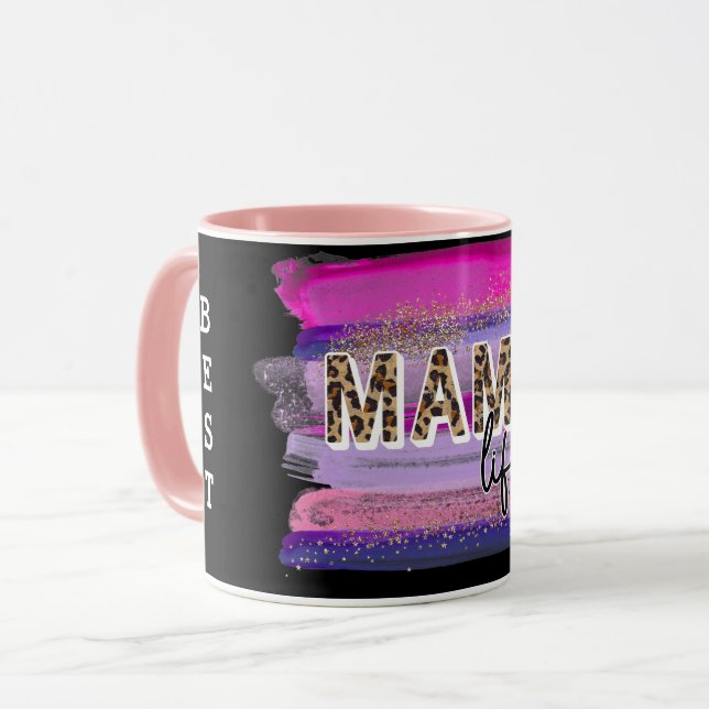 Mum Life Best Ever Customise Mug (Front Left)