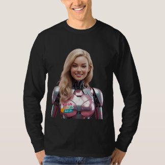 Mum Life, Best Life – Futuristic Female Robot Mum T-Shirt