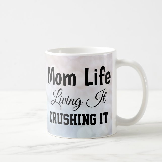 Mum Life Bokeh Sparkles Mug (Right)