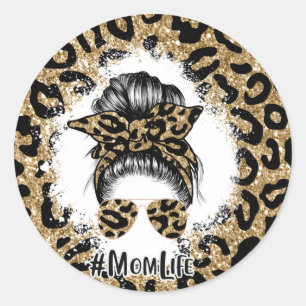 Mum Life Classic Round Sticker