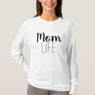 Mum Life Cursive Modern T-Shirt