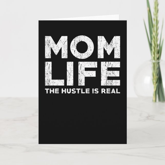 Mum Life Funny Saying Mum Card (Front)