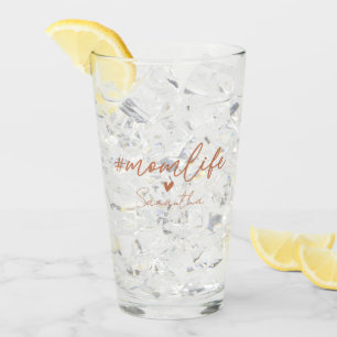 Mum Life Glass