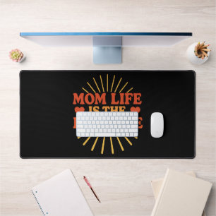Mum Life is the Best Life Desk Mat