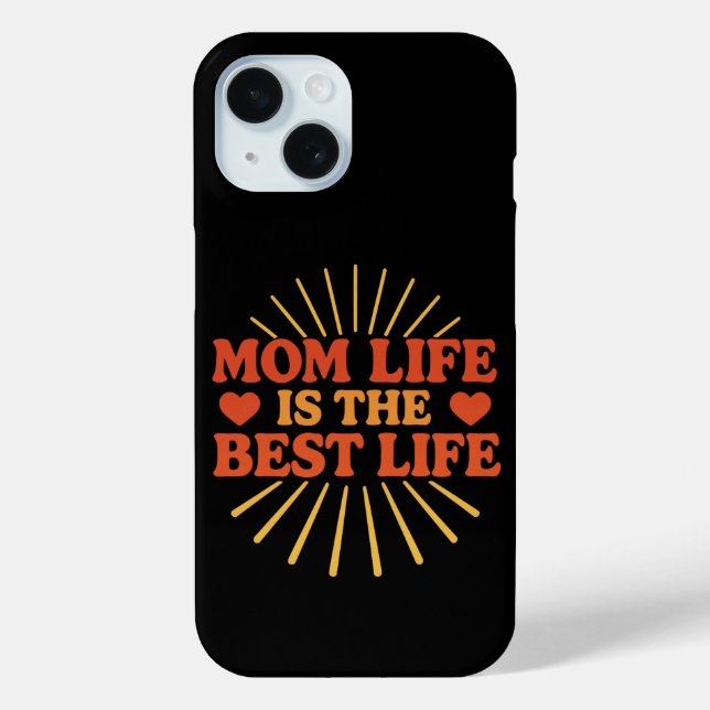 Mum Life is the Best Life iPhone / iPad case (Back)