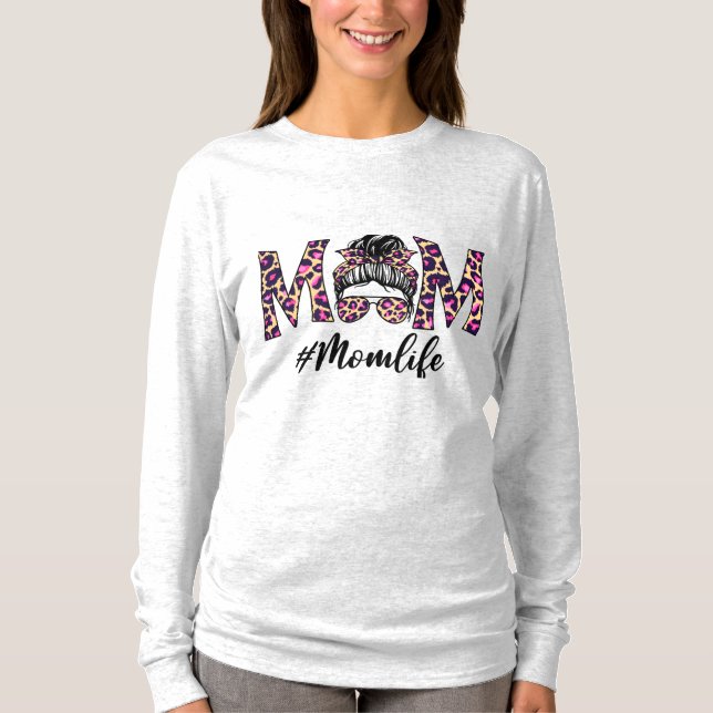 Mum Life Long Sleeve Tee (Front)