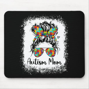Mum Life Messy Bun Sungles Bandanna Mothers Day Mouse Pad