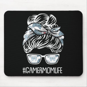 Mum Life Mothers-day Gaming Video-game Controller  Mouse Pad