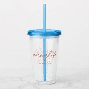 Mum Life - Rustic Charm Design Acrylic Tumbler