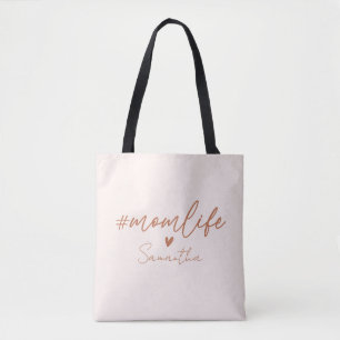 Mum Life - Rustic Charm Design Tote Bag
