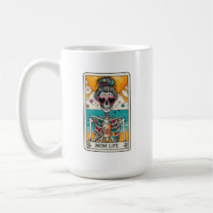 Mum Life Skeleton Tarot Card Coffee Mug