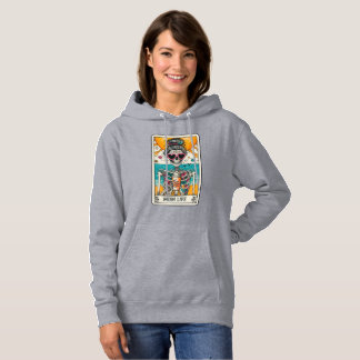 Mum Life Skeleton Tarot Card Hooded Sweatshirt