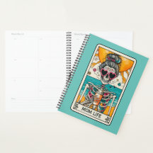 Mum Life Skeleton Tarot Card Planner