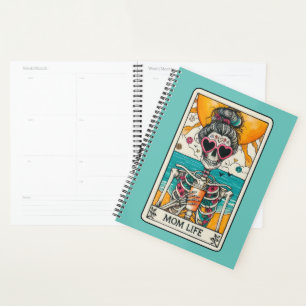 Mum Life Skeleton Tarot Card Planner