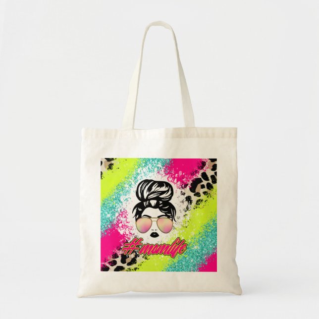 Mum Life Tote Bag (Front)