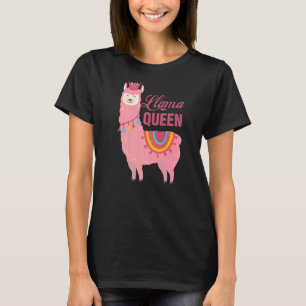 Mum Llama Queen Cute Animal For Women Llama 1 T-Shirt