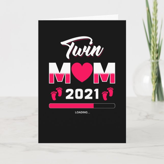 Mum Loading 2021 Twins Gift Card (Front)