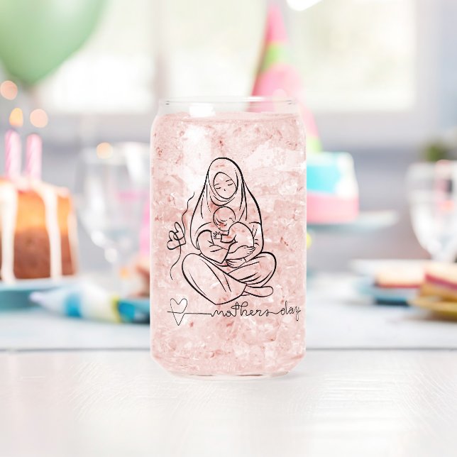 Mum Love  Beautiful Design Can Glass (Insitu (Birthday))