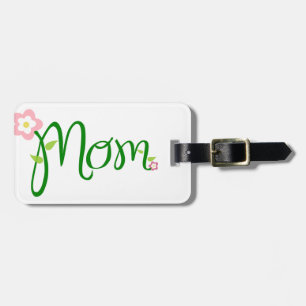 Mum Love Floral Heart Blossom Vines Destiny Sports Luggage Tag