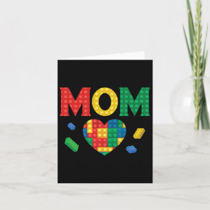 Mum Lover Master Builder Building Bricks Blocks Mo Card