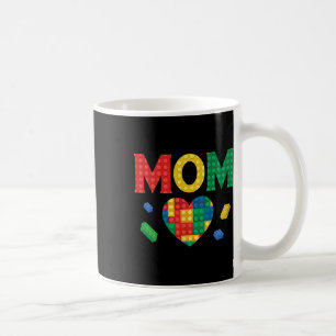 Mum Lover Master Builder Building Bricks Blocks Mo Coffee Mug