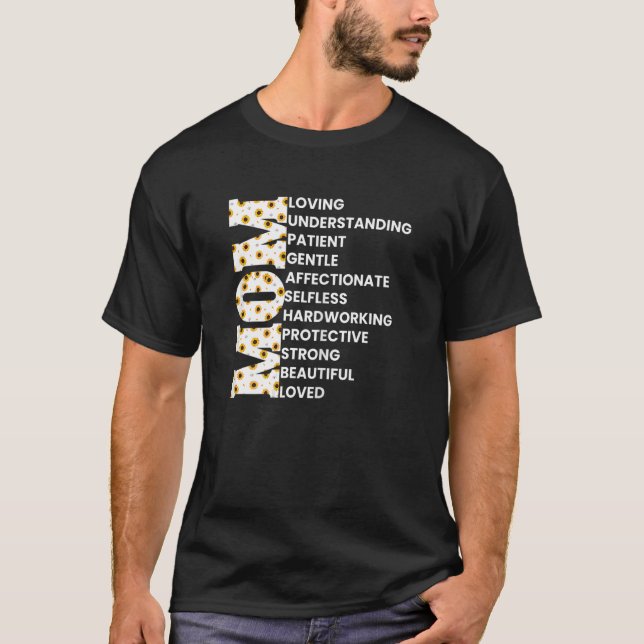 Mum Loving Understanding  Mama Motheru2019s Day Gr T-Shirt (Front)
