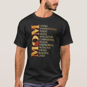 Mum Loving Understanding Patient Mum Definition Mo T-Shirt