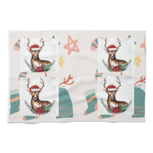 Mum Luxury Deer Template Kitchen Towel