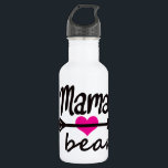 Mum Mama Bear Funny  532 Ml Water Bottle<br><div class="desc">Mama bear family water bottle. Visit my shop for the entire water bottle design collection.</div>