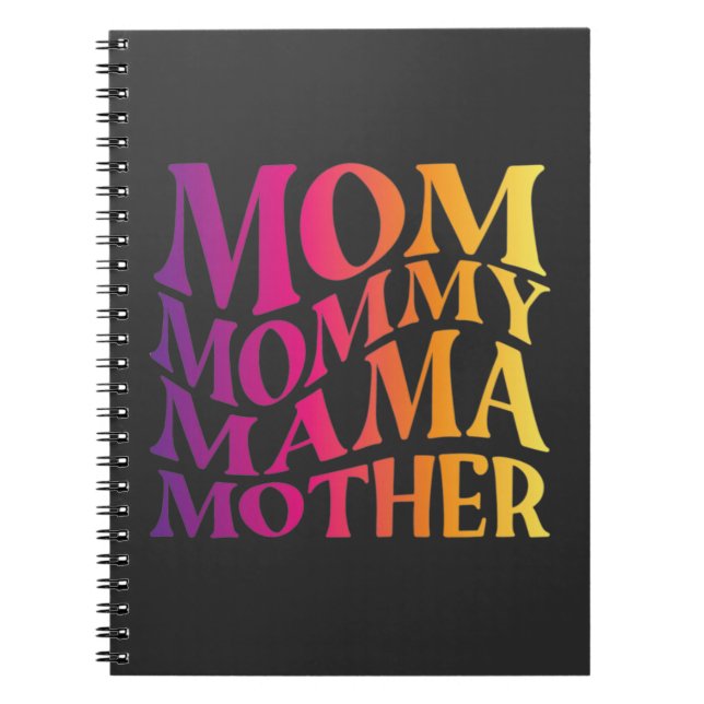 mum mama mother notebook (Front)