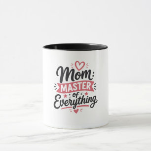 mum master of everything mothers day gift simple mug