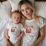 Mum Matching Sloth Our First Mother's Day Together T-Shirt<br><div class="desc">🌸👩‍👧‍👦💕 Personalised Mother's Day T-Shirt - Sloth & Baby Design 💕👩‍👧‍👦🌸 Celebrate the joy of motherhood with our Personalised Mother's Day T-Shirt! This adorable t-shirt features a heartwarming illustration of a mother sloth and her baby, symbolising the love and bond between a mother and her child. The phrase "Our first...</div>