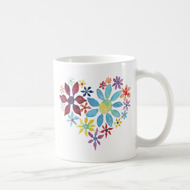 Mum Means Love (Text On Back) Coffee Mug (Right)