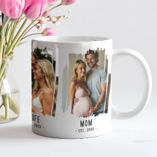 Mum Milestones Photos & Years Custom Text Gift Coffee Mug