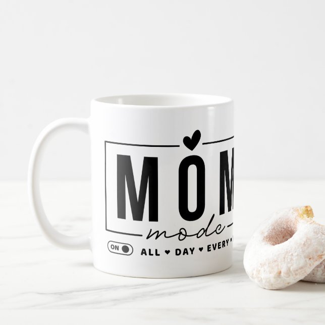 mum mod on all day every day coffee mug (With Donut)