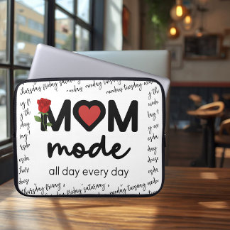 Mum Mode All Day Every Day Laptop Bag