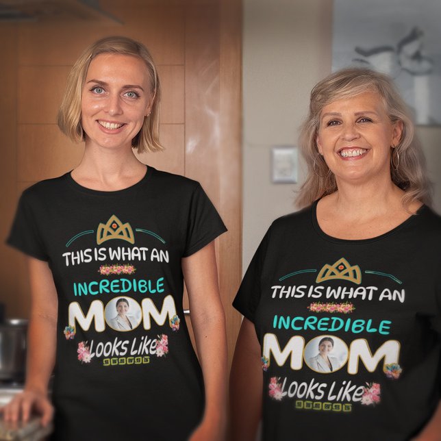 Mum Mother Photo Mother's Day Fun Personalise T-Shirt (Creator Uploaded)