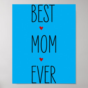 Mum Mothers Day Birthday Thank You Funny Quote Poster