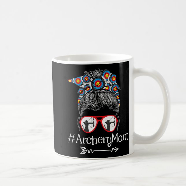Mum - Mothers Day Bowhunter Archer Bowman Bows  Coffee Mug (Right)